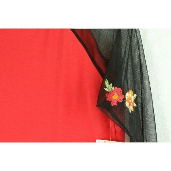 Lularoe Top Embroidered Lace Stretch NEW Womens Small - Picture 7 of 7